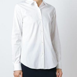NEW Theory Fitted Shirt Cotton Size Small